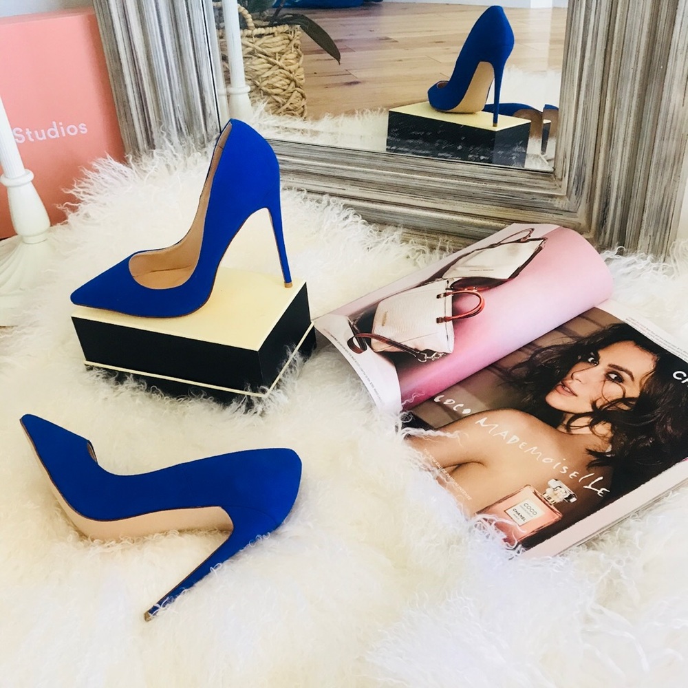 Sexy Suede High Heels Pumps Stiletto Heels